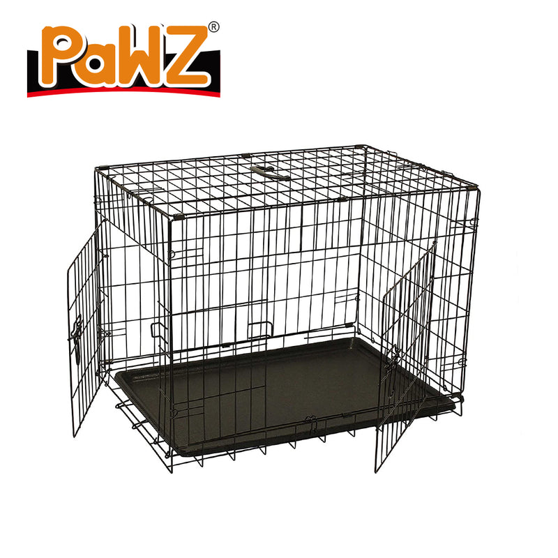 PaWz Pet Dog Cage Crate Kennel Portable Collapsible Puppy Metal Playpen 30"