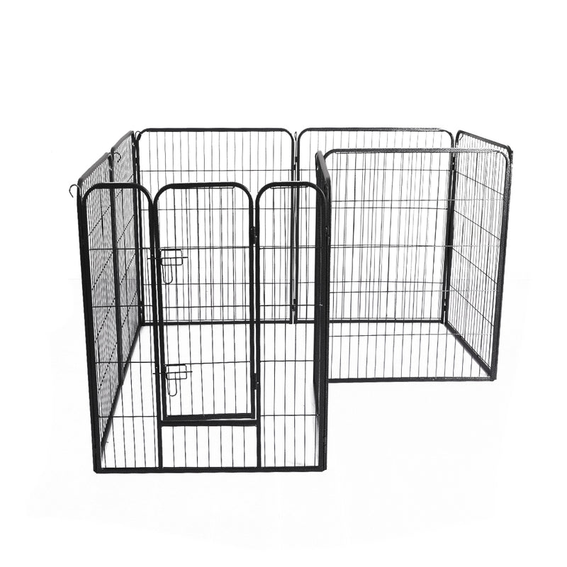 PaWz 8 Panel Pet Dog Playpen Puppy Exercise Cage Enclosure Fence Cat Play Pen 32''