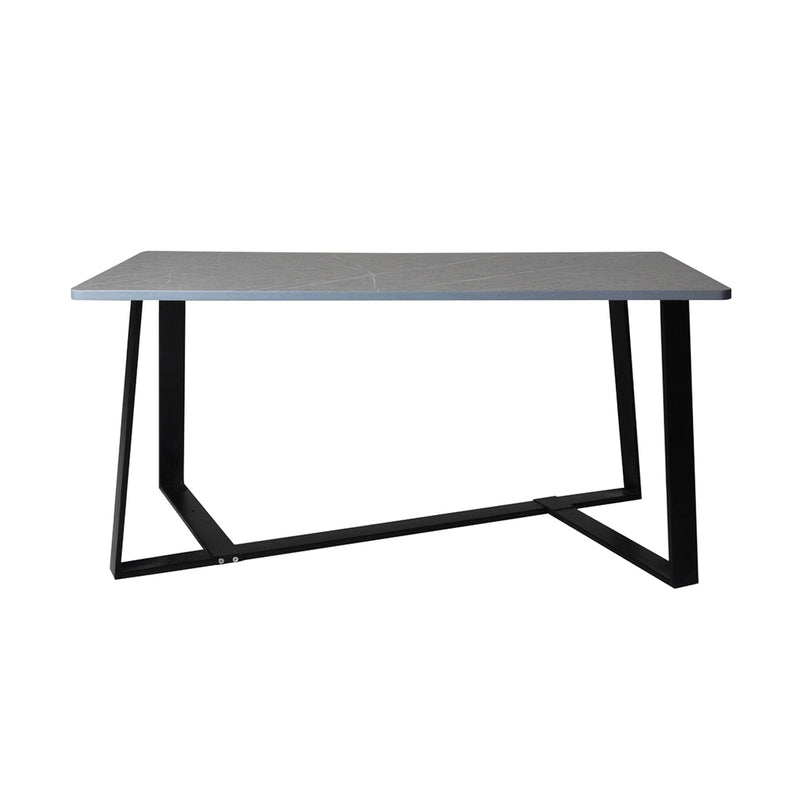 Levede Coffee Table Storage Dining Table Industrial Steel Legs Grey 100CMX50CM