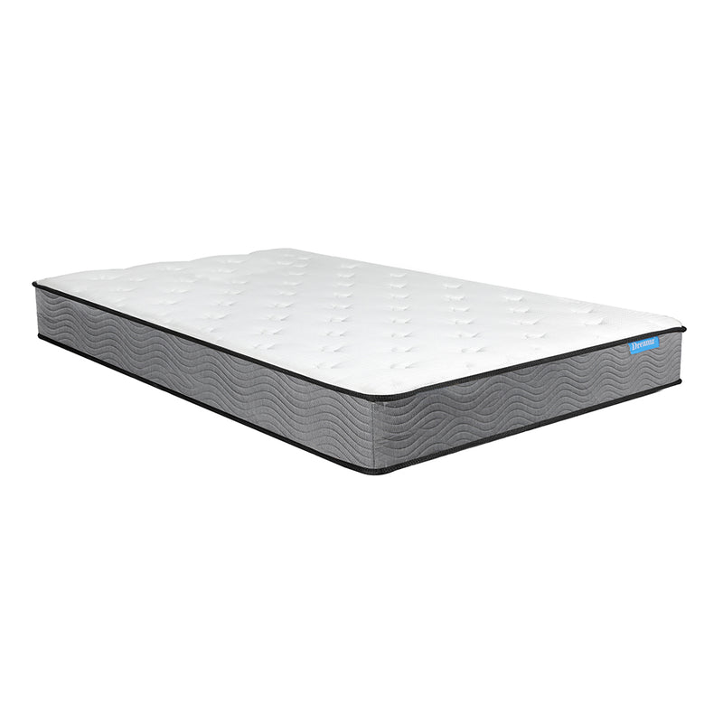 Dreamz Spring Mattress Pocket Bed Top Coil Sleep Foam Extra Firm Double 23CM