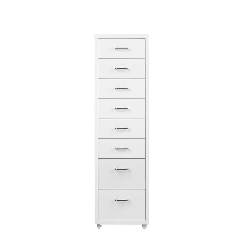 Levede Office Cabinet  8 Drawer Drawers Storage Cabinets Steel Rack Home White