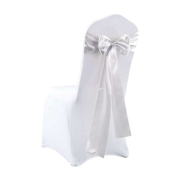 50x Satin Chair Sashes Cloth Cover Wedding Party Event Decoration Table Runner