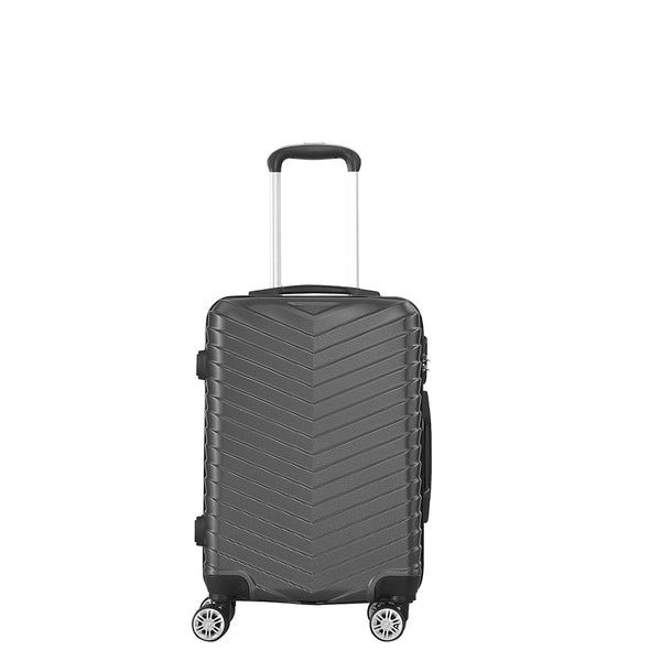 Slimbridge 28" Luggage Suitcase Trolley Travel Packing Lock Hard Shell Grey