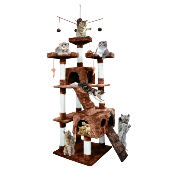 PaWz 2.1M Cat Scratching Post Tree Gym House Condo Furniture Scratcher Tower