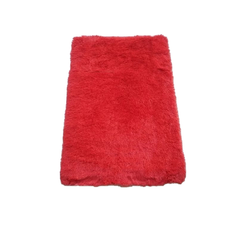 Designer Soft Shag Shaggy Floor Confetti Rug Carpet Home Decor 80x120cm Red