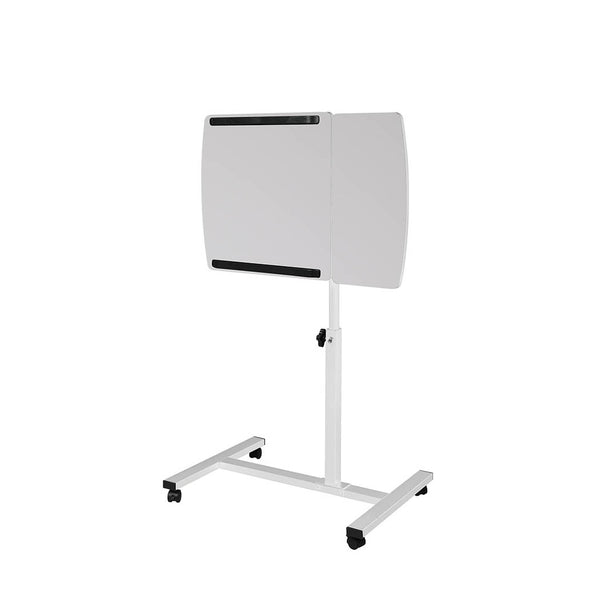 Levede Mobile Laptop Desk Adjustable Computer Table Stand Office Study Bed White