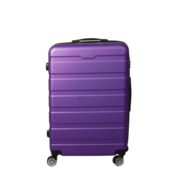 Slimbridge 20" Luggage Suitcase Trolley Travel Packing Lock Hard Shell Purple