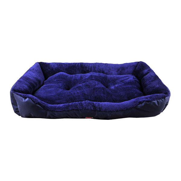 PaWz Pet Bed Mattress Dog Cat Pad Mat Cushion Soft Winter Warm Large Blue