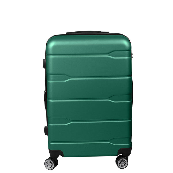 Slimbridge 28" Expandable Luggage Travel Suitcase Trolley Case Hard Set Green