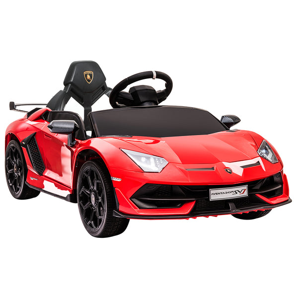 Kids Ride On Car Lamborghini SVJ Licensed Electric Dual Motor Toy Remote Control