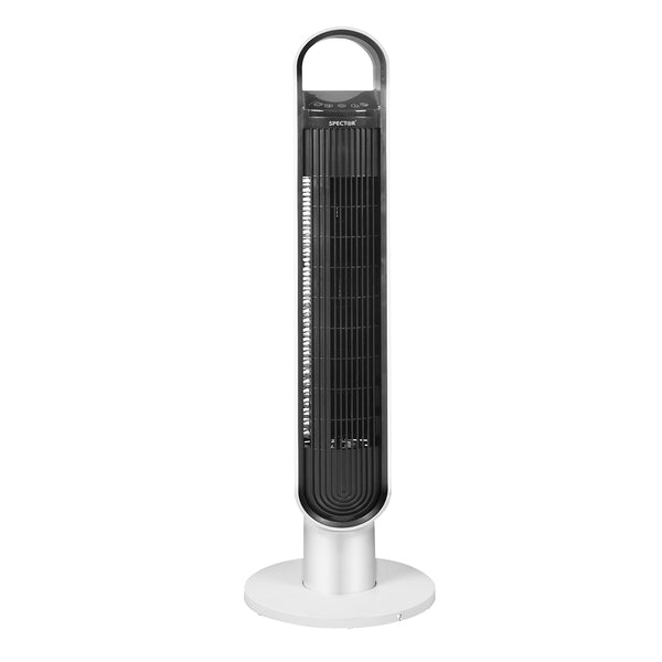 Spector Tower Fan Portable Oscillating Remote Control LED Display Timer Ionizer