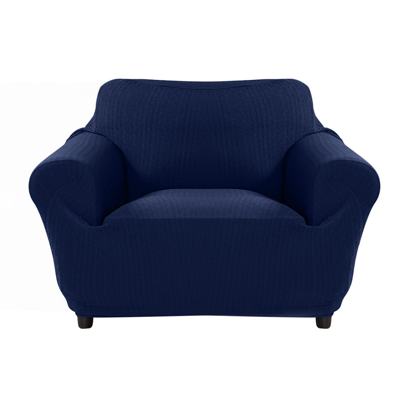 Sofa Cover Slipcover Protector Couch Covers 1-Seater Navy