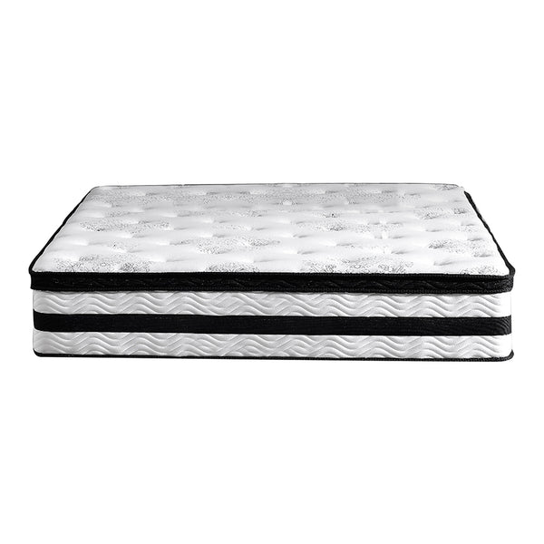 Dreamz Spring Mattress Bed Pocket Egg Crate Foam Medium Firm Super King 35CM