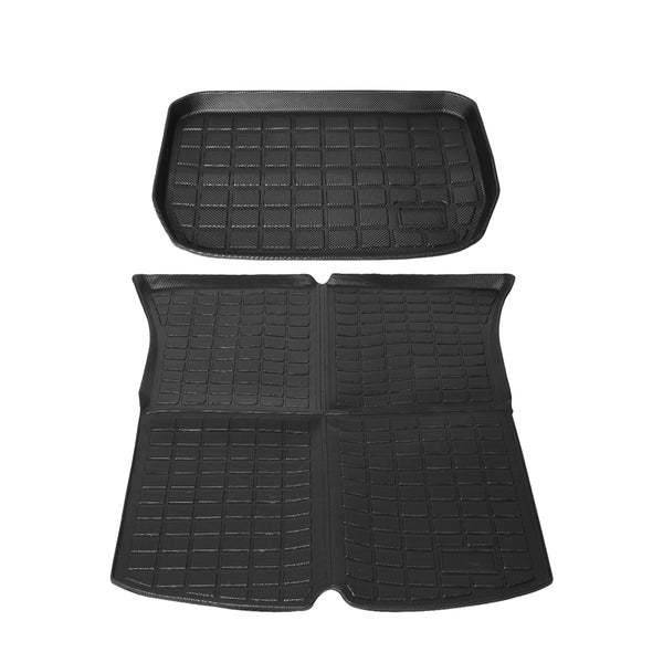 Manan Tesla Model Y Floor Mats  Front Rear Trunk Anti-Slip 2020-2022 Car Carpets