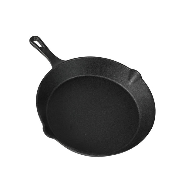 TOQUE Non Stick Frying Pan Set 3PCS Cast Iron Steak Skillet BBQ Cookware Frypan