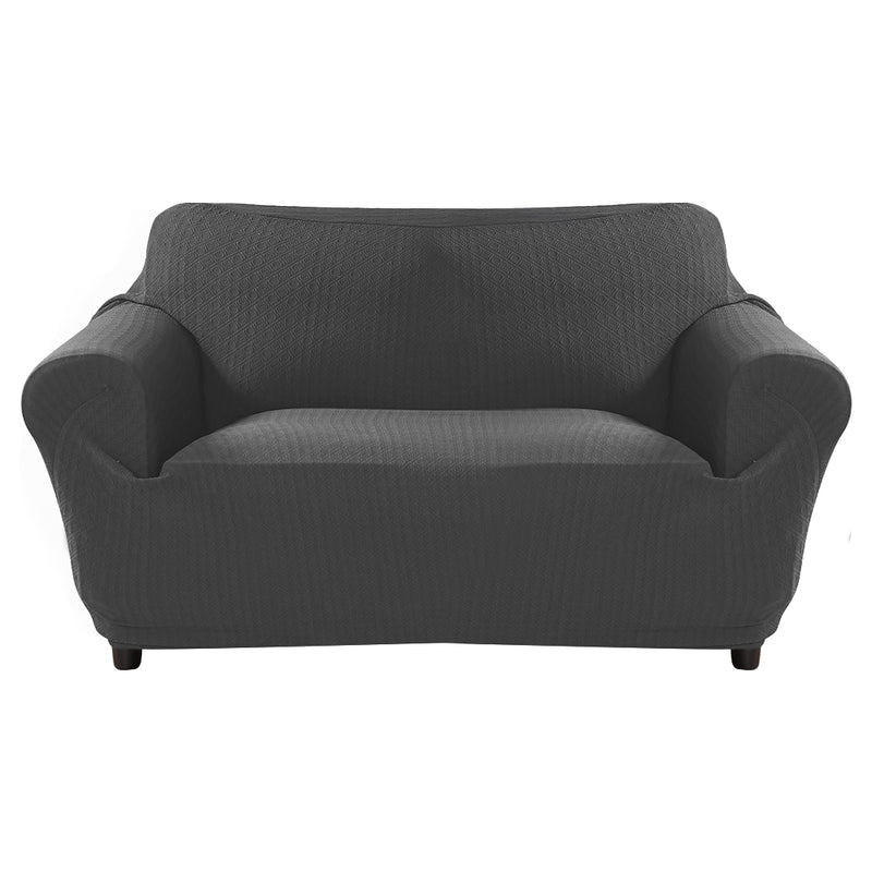 Sofa Cover Slipcover Protector Couch Covers 3-Seater Dark Grey