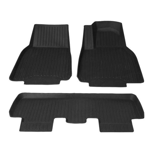 Manan Tesla Model Y Floor Mats 3D Car Carpets Front Rear Set Anti-Slip 2020-2022