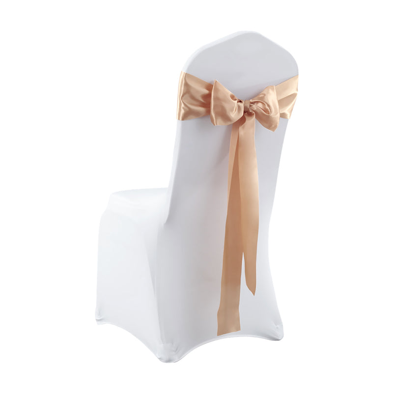 50x Satin Chair Sashes Cloth Cover Wedding Party Event Decoration Table Runner