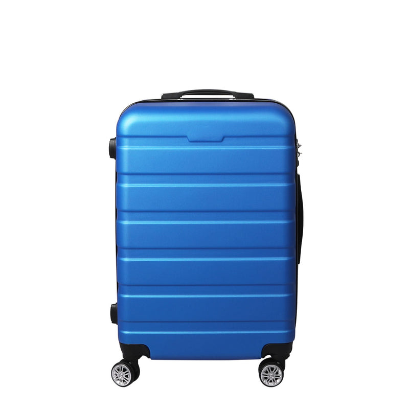 Slimbridge 24" Luggage Suitcase Trolley Travel Packing Lock Hard Shell Blue