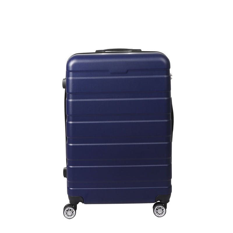 Slimbridge 20" Luggage Suitcase Trolley Travel Packing Lock Hard Shell Navy