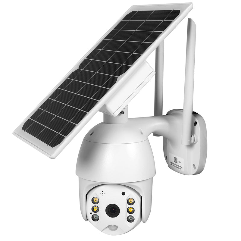 Solar Camera Security Wireless 1080P Power Rechargeable Outdoor Night Vision PTZ