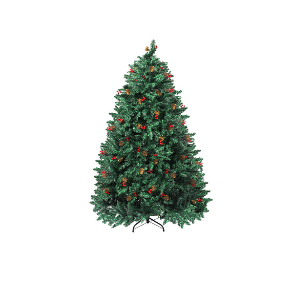 Santaco Christmas Tree 1.2M 4Ft Pinecone Decorated Xmas Home Garden Decorations