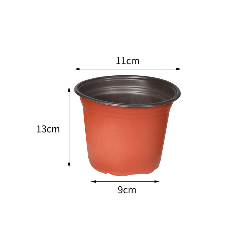 Lambu 100X Plastic Plant Pots Flowers Garden Nursery Seeding Growing Container