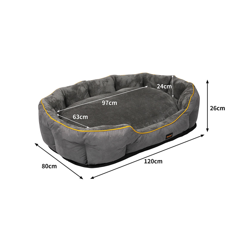 PaWz Electric Pet Heater Bed Heated Mat Cat Dog Heat Blanket Removable Cover XL