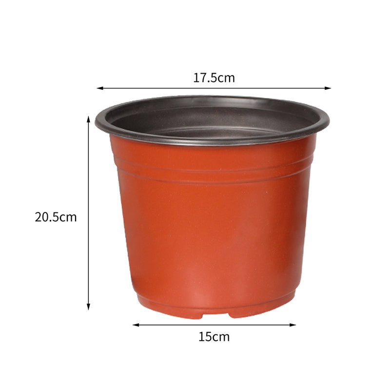 Lambu 100X Plastic Plant Pots Flowers Garden Nursery Seeding Growing Container