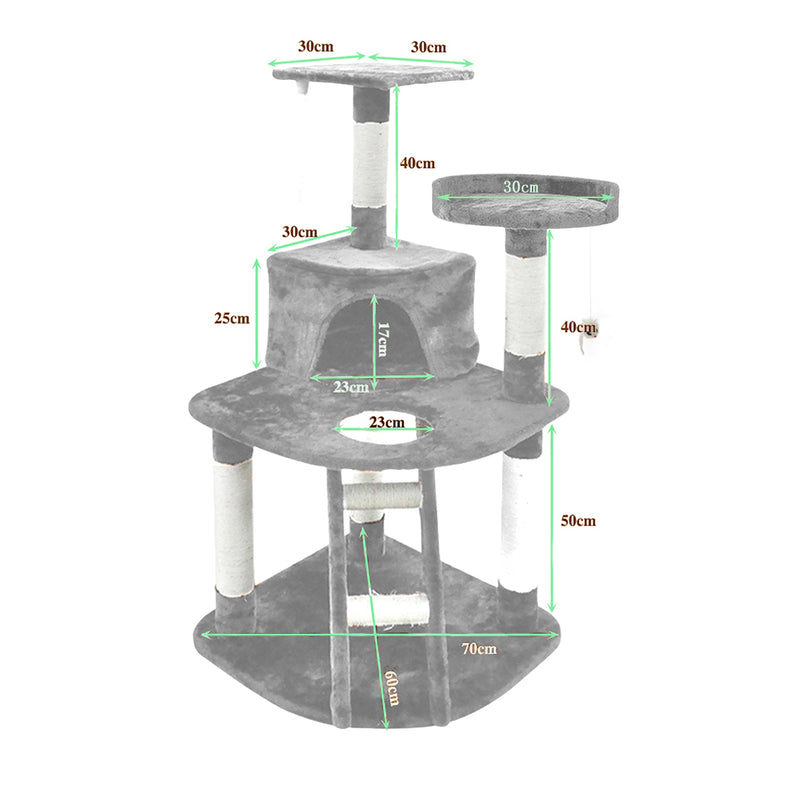 PaWz 1.2M Cat Scratching Post Tree Gym House Condo Furniture Scratcher Tower