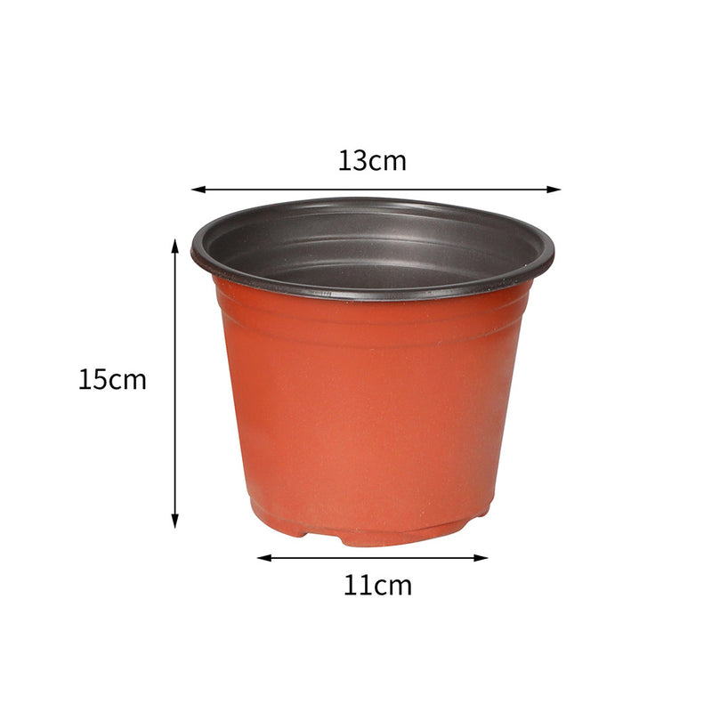 Lambu 100X Plastic Plant Pots Flowers Garden Nursery Seeding Growing Container