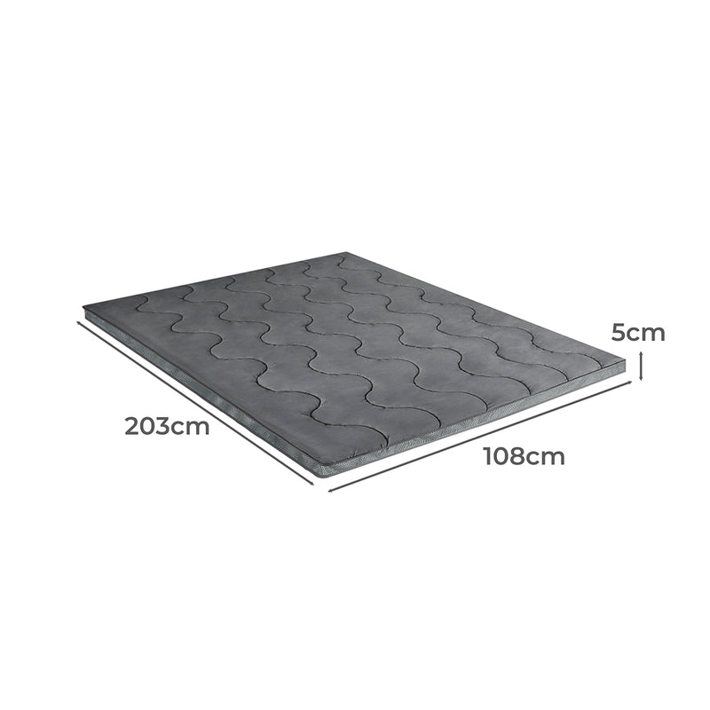 Dreamz Pillowtop Mattress Topper Protector Bed Luxury Mat Pad King Single Cover