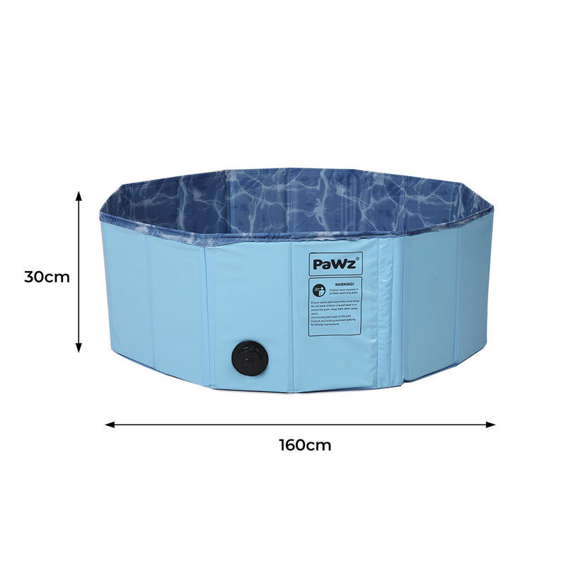 Portable Pet Swimming Pool Kids Dog Cat Washing Bathtub Outdoor Bathing XXL