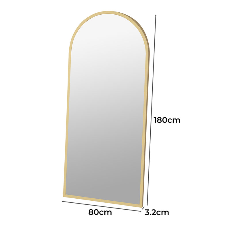 Yezi Floor Mirror Full Length Mirrors Modern Dressing Free Standing Framed1.8M