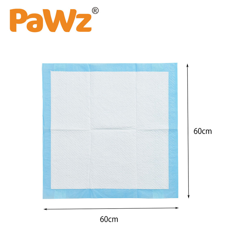 PaWz New 200pcs 60x60cm Puppy Pet Dog Indoor Cat Toilet Training Pads Absorbent