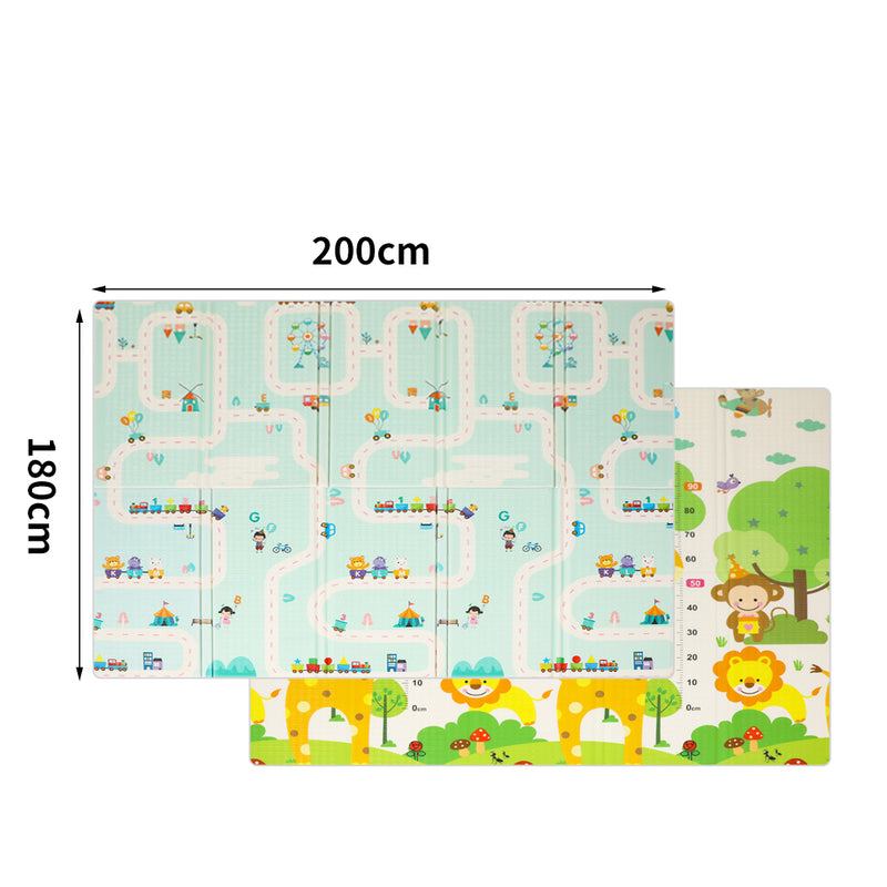 BoPeep Kids Play Mat Baby Crawling Pad Floor Foldable XPE Foam Non-slip Carpet