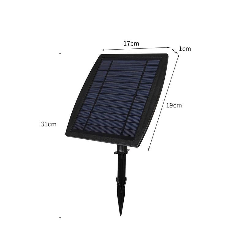 Lambu Solar Oxygenator Air Pump Powered Pool Water Pond Outdoor Fish Oxygen Tank