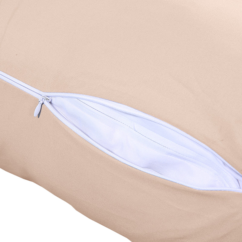 DreamZ Body Full Long Pillow Luxury Slip Cotton Maternity Pregnancy 137cm Lattle