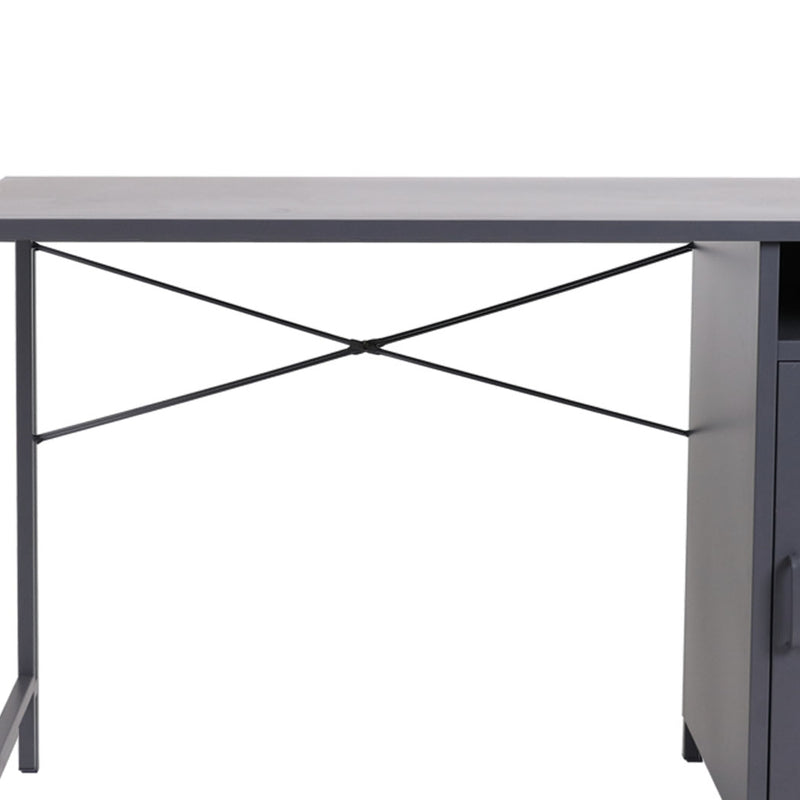 Office Computer Desks Metal Laptop Study Table Home Storage Workstation Shelf