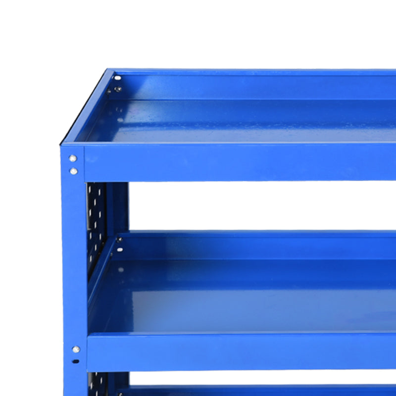 Traderight Tool Trolley Cart Workshop Storage Portable Steel Trolly Blue