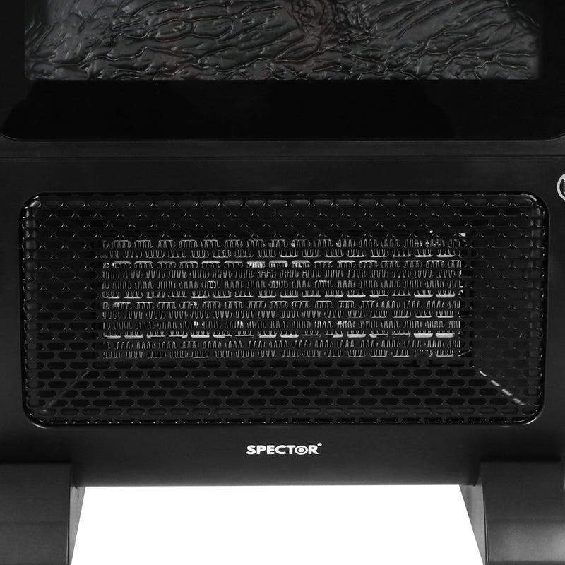 Spector Electric Heater Fireplace Portable 3D Flame Remote Overheat Home 2000W