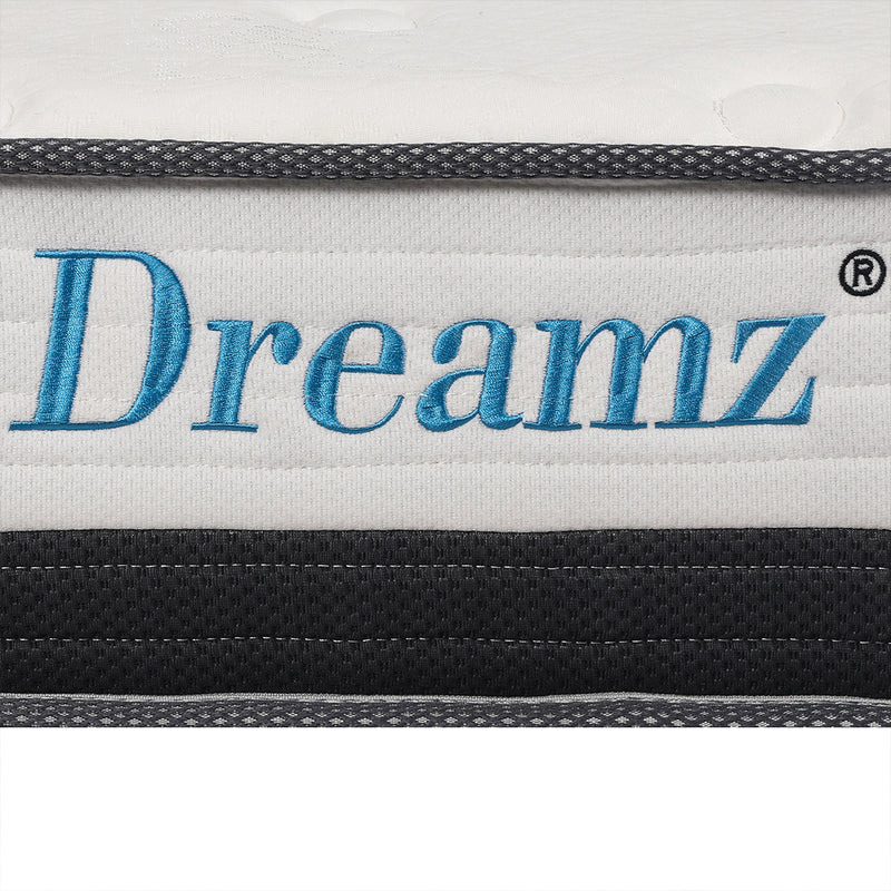 Dreamz Bedding Mattress Spring King Single Premium Bed Top Foam Medium Soft 21CM