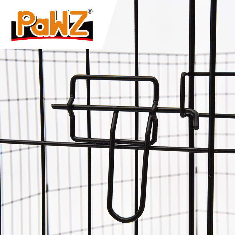 PaWz Pet Dog Cage Crate Kennel Portable Collapsible Puppy Metal Playpen 30"