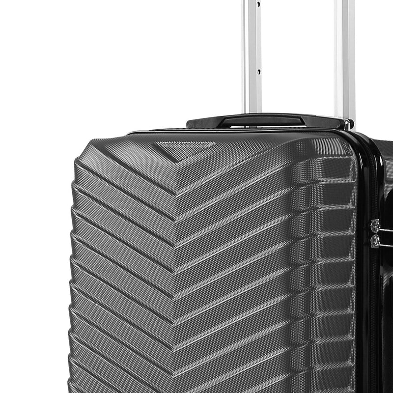 Slimbridge 28" Luggage Suitcase Trolley Travel Packing Lock Hard Shell Grey