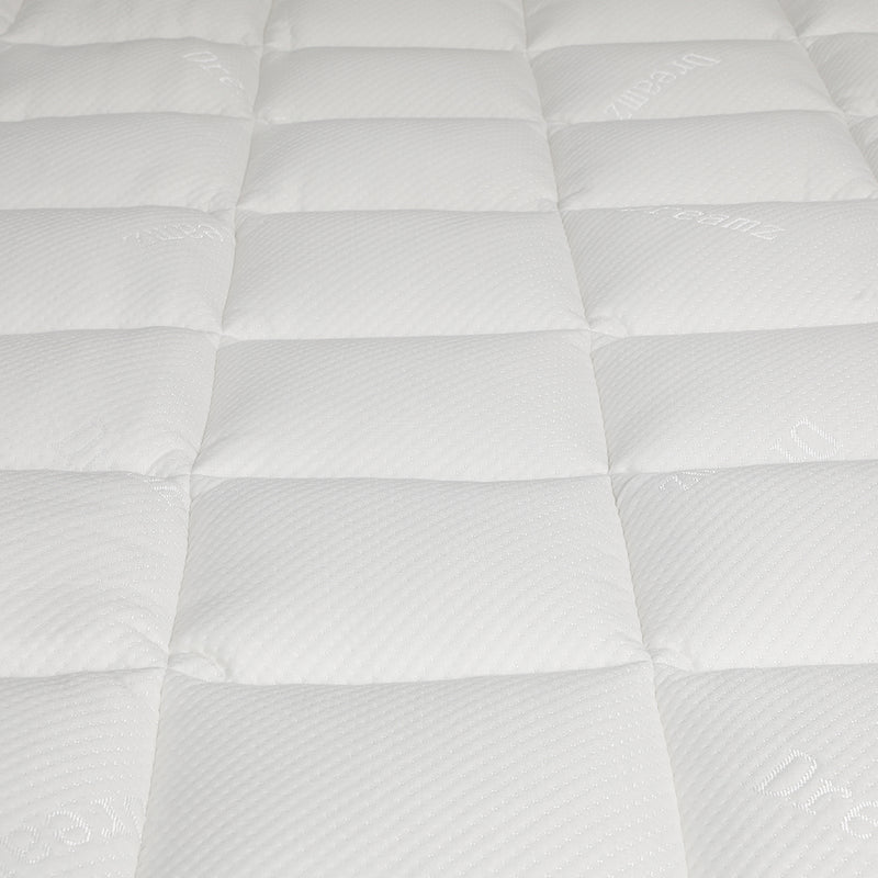 Dreamz Mattress Protector Luxury Topper Bamboo Quilted Underlay Pad Double