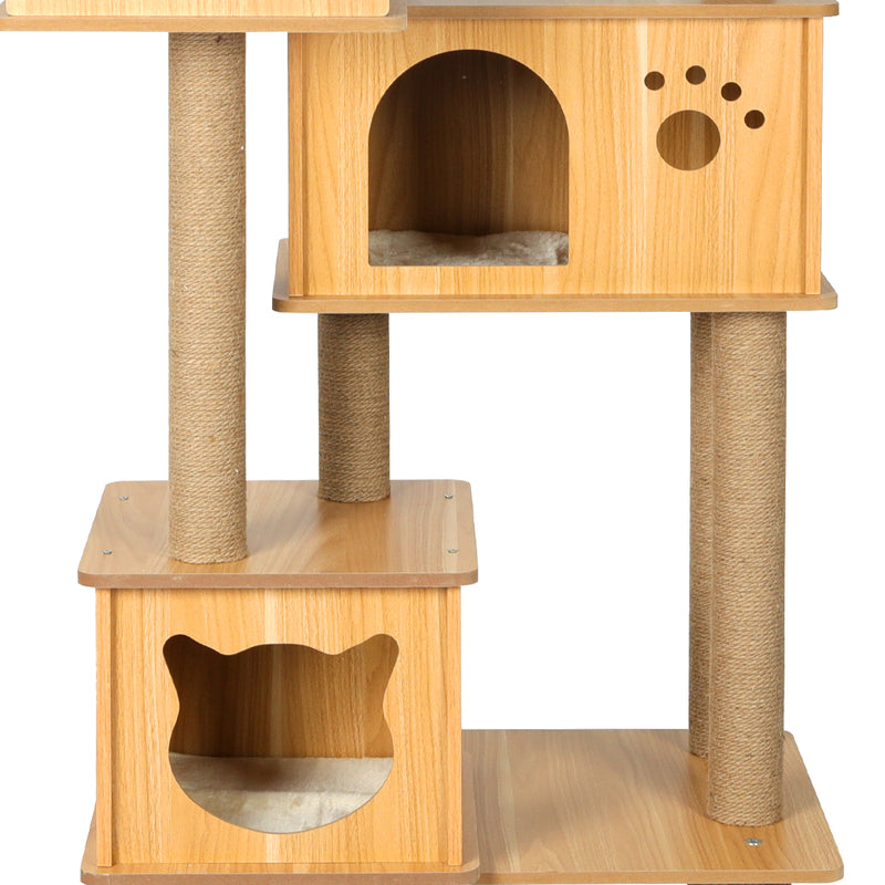 PaWz Cat Tree Scratching Post Scratcher Cats Tower Wood Condo Toys House 155cm