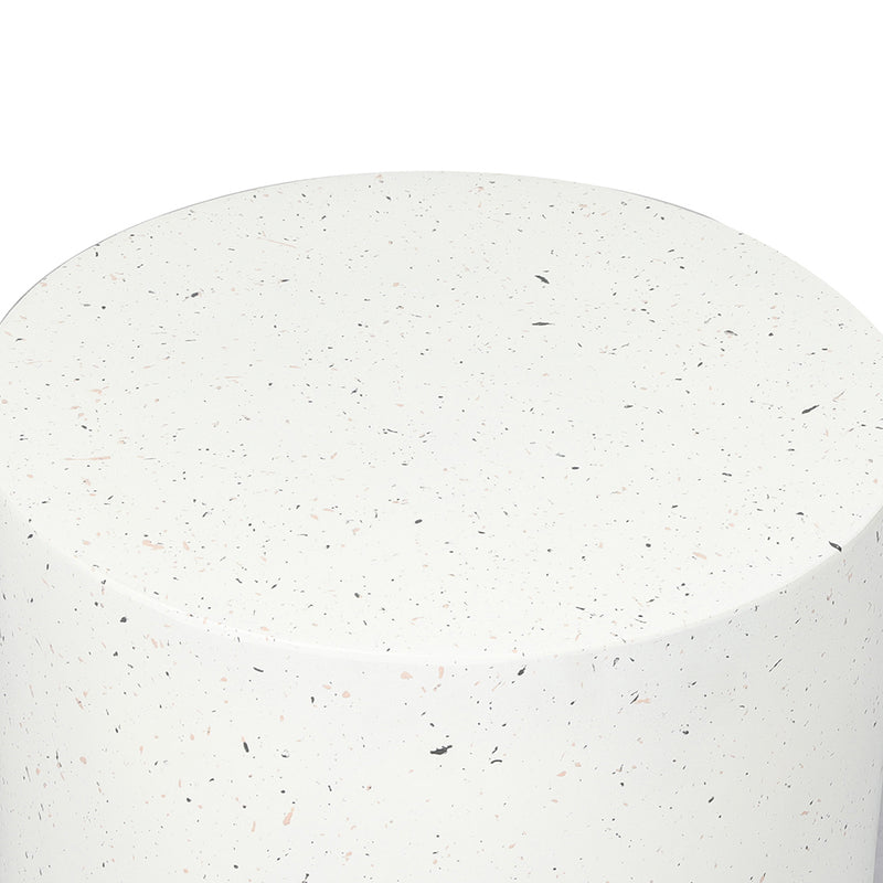 Levede Side Table Terrazzo Round Side Table Magnesia Stone Concrete Stool