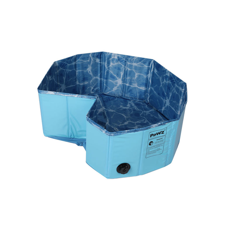 Portable Pet Swimming Pool Kids Dog Cat Washing Bathtub Outdoor Bathing L