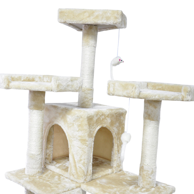 PaWz 1,8M Cat Scratching Post Tree Gym House Condo Furniture Scratcher Pole