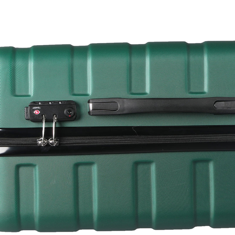 Slimbridge 24" Luggage Suitcase Trolley Travel Packing Lock Hard Shell Green